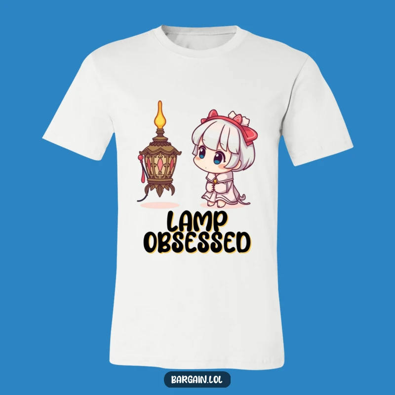 Funny Curious Lamp T-Shirt - Bizarre Ornate Design, Intriguing Fun, Funny Gift