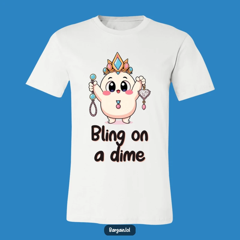 Funny Tacky Jewellery T-Shirt: Blob Character Pride, Hilarious Fashion Tee Gift