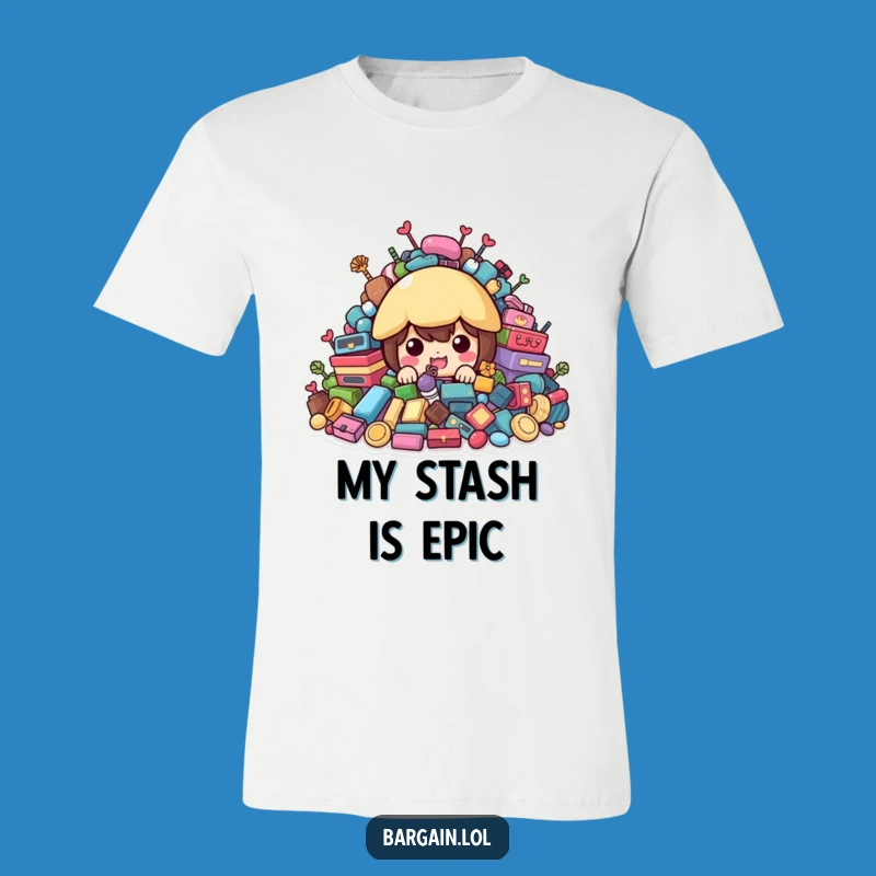 Funny Second-hand Treasure Tee - Colorful Thrift Find Lover Shirt